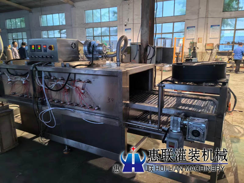 江西客戶訂制3.5米瓶子烘干機(jī)